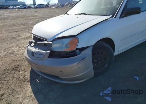 2003 Honda Civic Lx z USA, uszkodzony, nr VIN 2HGES16553H516753